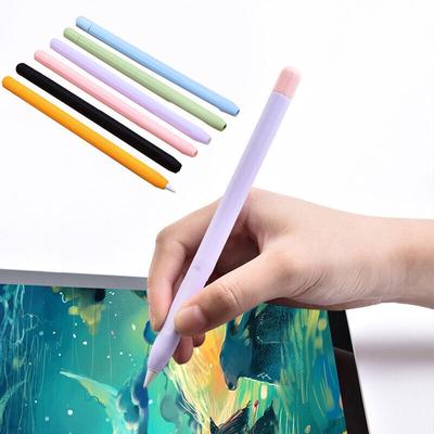 Pour Apple Pencil 1 2ème Génération Étui pour Stylet en Silicone Souple Ultra Fin Housse de Protection Pour iPad Pencil 1ère 2ème Génération Étui