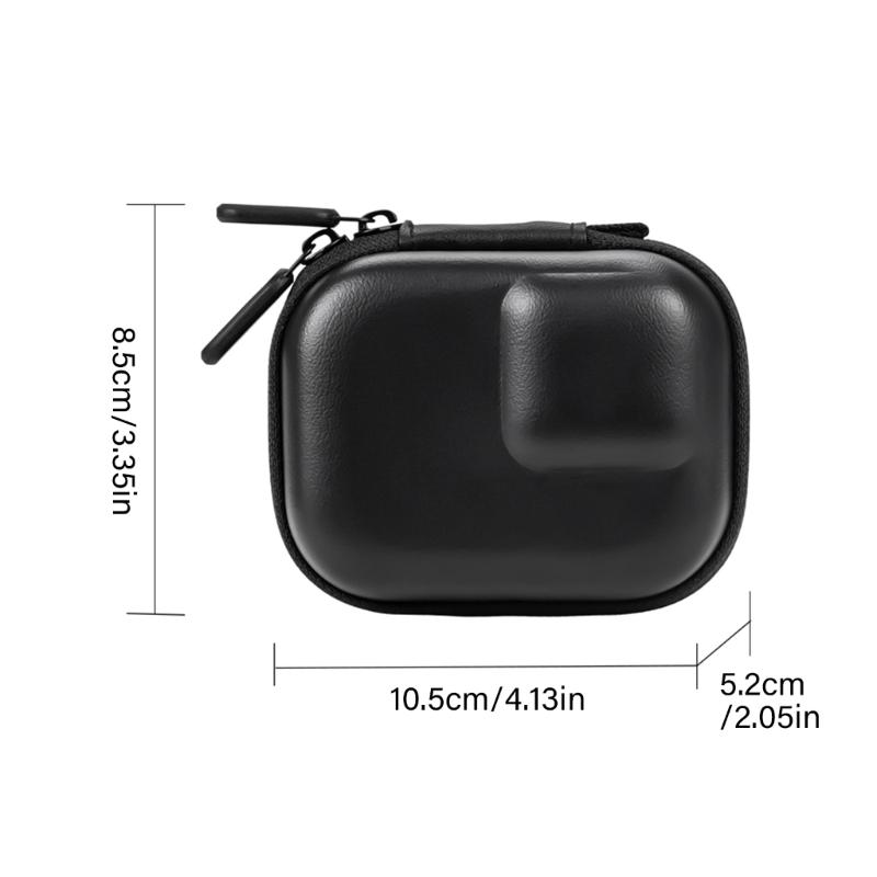 Durability Zippers Camera Pouch For Action 5Pro/4 Camera Gear Shockproof Design Multiple Device Compatibility Soft Interior