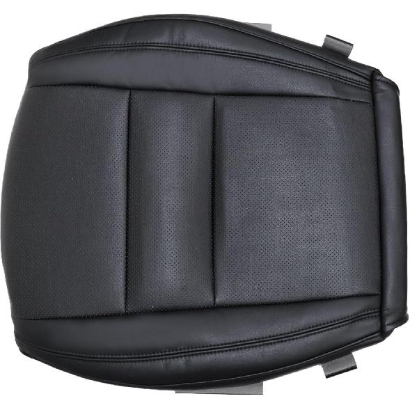 GXARTS perforierte Leder-Fahrersitz-Boden-Ersatzsitzbezug Schwarz Passend für Jeep Grand Cherokee 2011-2016 Passend für Dodge Durango 2011 2012