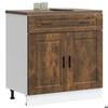VidaXL Kitchen Cabinet Porto Smoked Oak Engineered Wood 853982