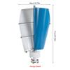 500W Windturbinengenerator-Kit Windturbine 500W 42,65ft/s 2 Blätter Vertikalachsen-Windturbinengenerator Heimwindmühlen-Kit