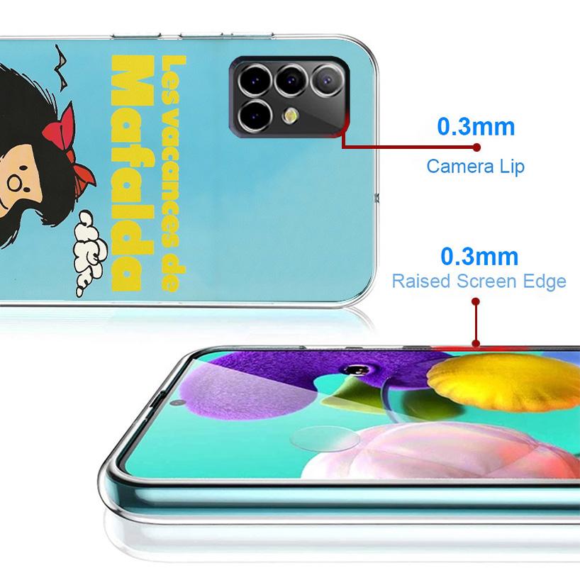 Mafalda Cartoon Phone Case For Samsung Galaxy A17 A16 A15 A14 A13 A57 A56 A55 A54 A53 A37 A36 A35 A34 A33 A26 A25 A24 A23 Galaxy