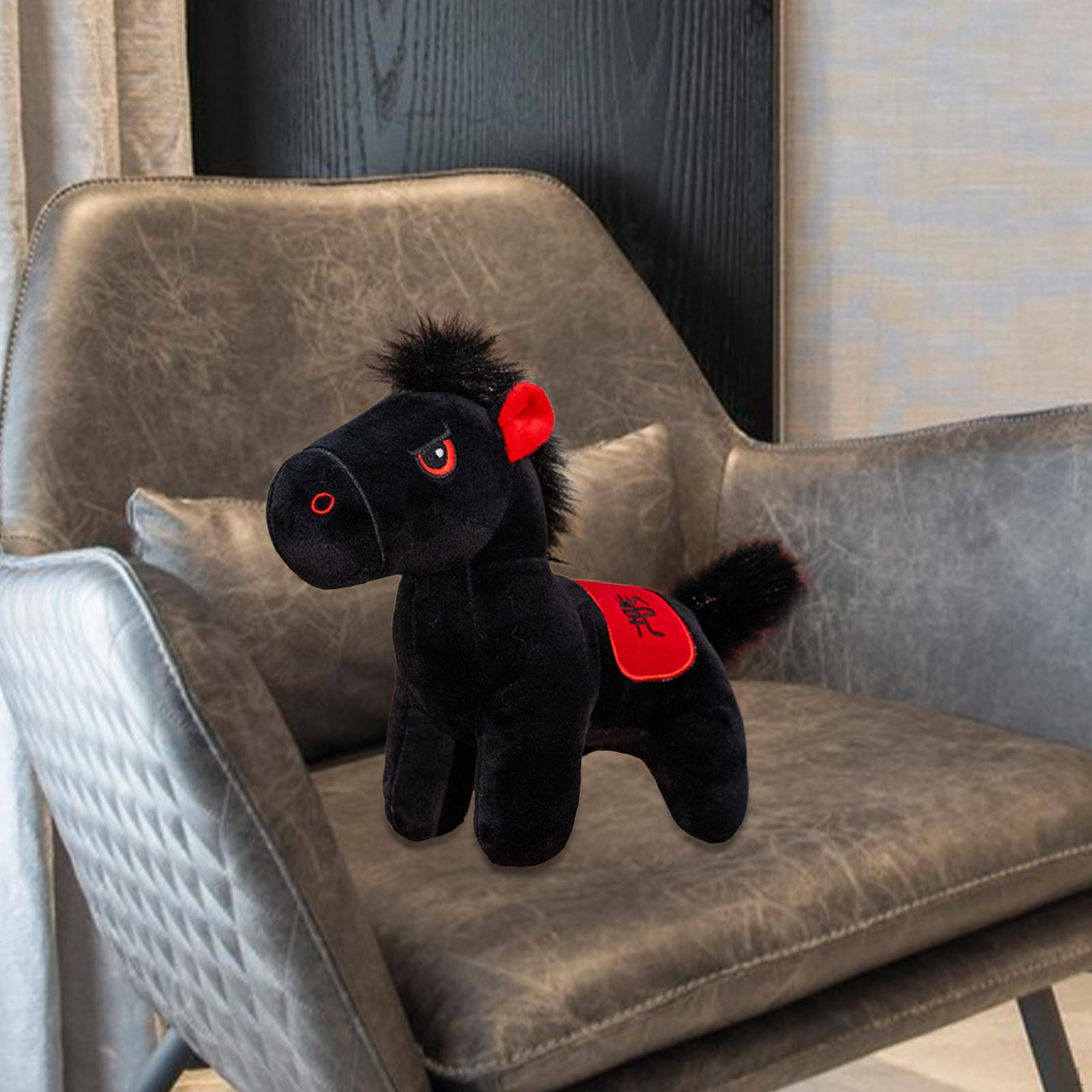 

Plush Horse Toy Cute Year Ornament for Adults Boys Girls Kids 12CM 12CM