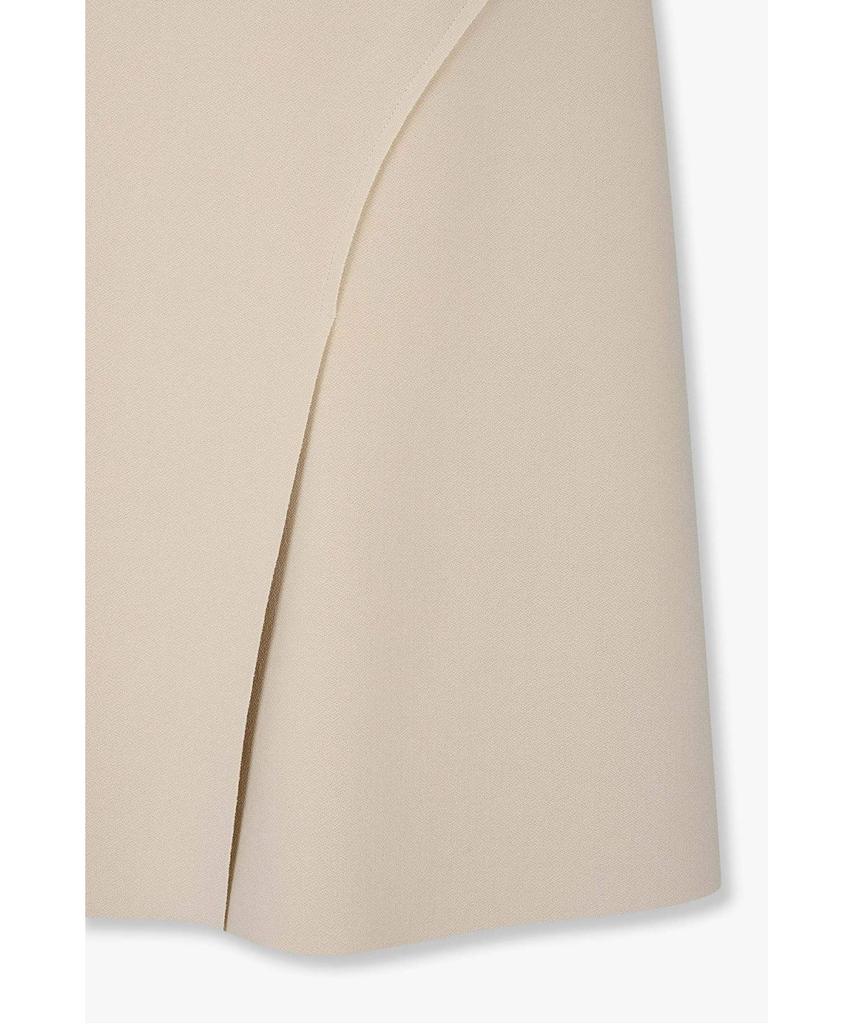 Bobeu Line Detail Flare Skirt_Light Beige_7156335002