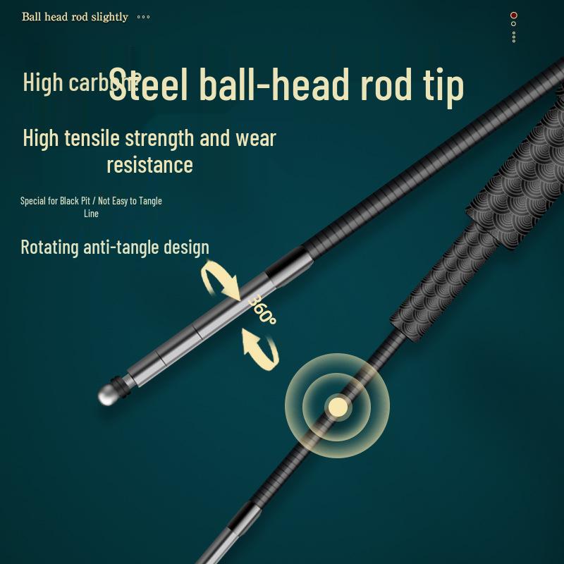 Second Gen Black Pit 8H/10H Ultra-Light, Ultra-Hard Fishing Rod for Taiwan Fly Casting.