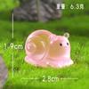 6-Pack in the Dark Figurines - Miniature Garden Decor, Cute Animal Statues for Garden and Terrarium