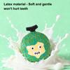 Latex Fruit Dog Chew Toy Squeaky Cartoon Melon Banana Dragon Fruit Durian Interactive Toy Small Medium Large Dogs Teething Cleaning Boredom Toy