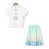 Girl's Chinese Style Horse Face Skirt Set