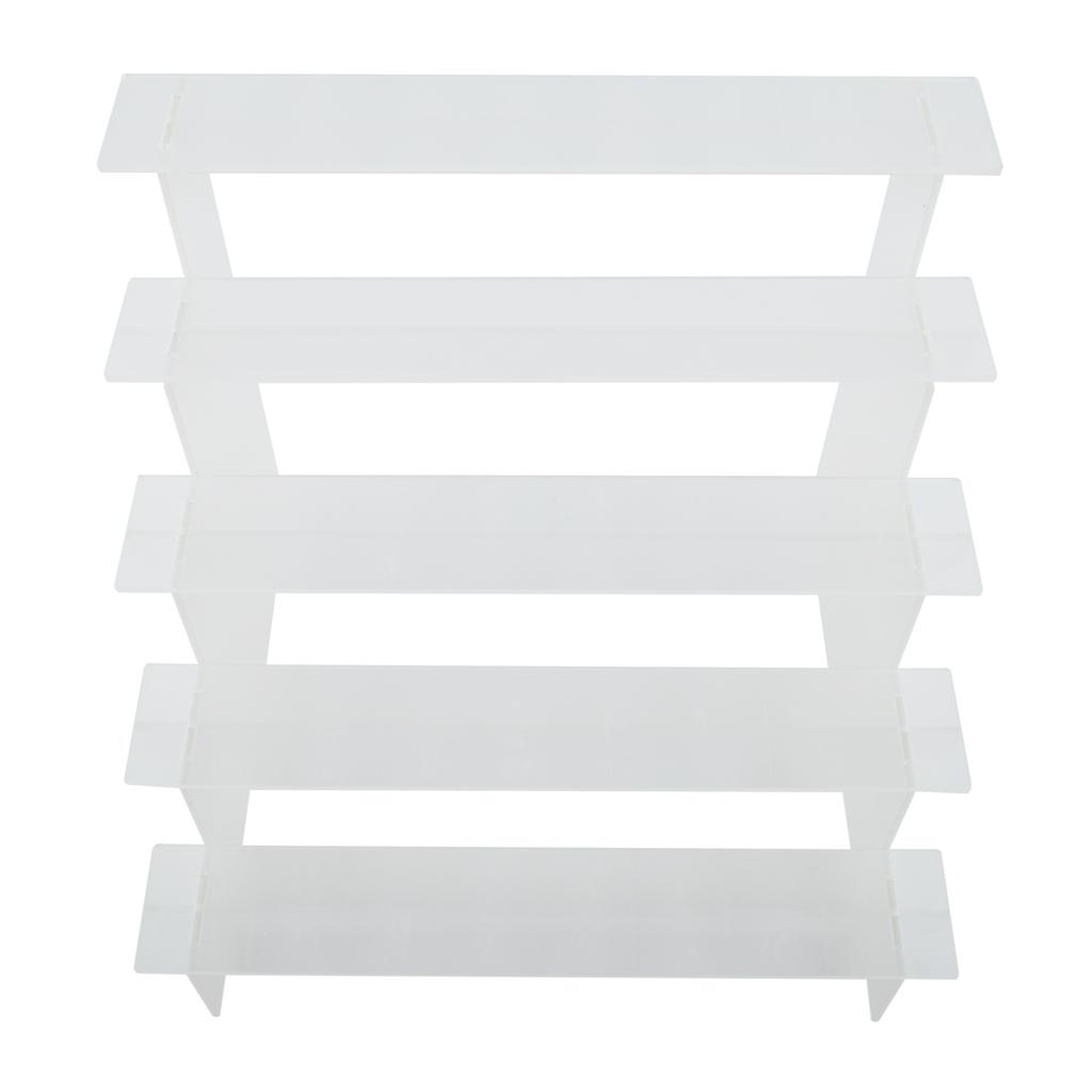 1 Set Acrylic Transparent Ladder Hand-Made Model Display Stand Drop-resistant Storage & Organizer Holder Display Stand