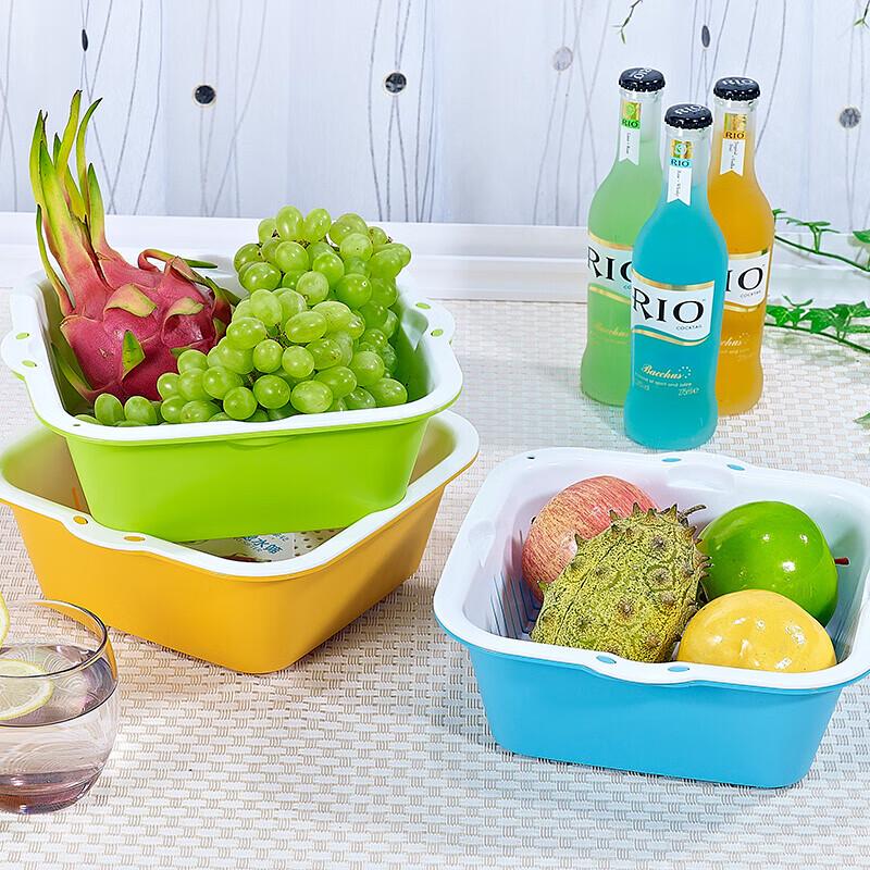 Kameliie Doppelschicht Abtropfkorb Set