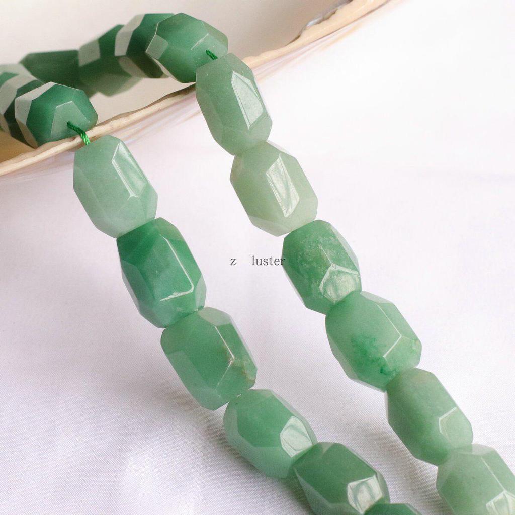 Imported Raw Tourmaline, Amethyst, and White Crystal Faceted Beads for DIY Bracelet Accessories