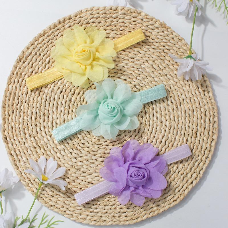 New children's chiffon flower headband, baby jewelry, baby jewelry, children's headband 11 colors