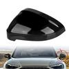 Außenspiegelkappenabdeckung ohne Spurhalteassistent für A4 S4 2016 2017 2018 links/rechts Spiegelabdeckung glänzend schwarz