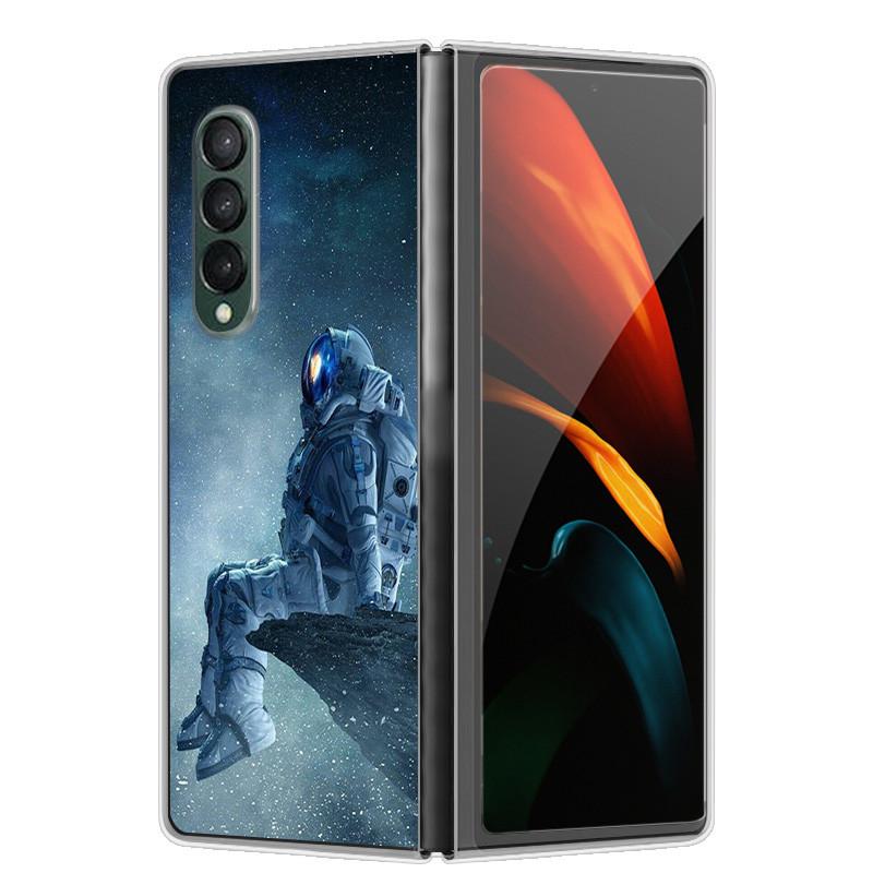 Etui na Samsunga Z Fold 5 Słodkie Modne Twarde Przezroczyste Etui na Telefon dla Samsunga Galaxy Z Fold5 5G ZFold 4 6 5G Powłoka Ochronna ZFold6