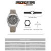 Naviforce Original Men Quartz Watch Lightweight Slicone Strap Calendar Waterproof 3ATM Round Watchcase Casual Fashion Men Watch NF9281T