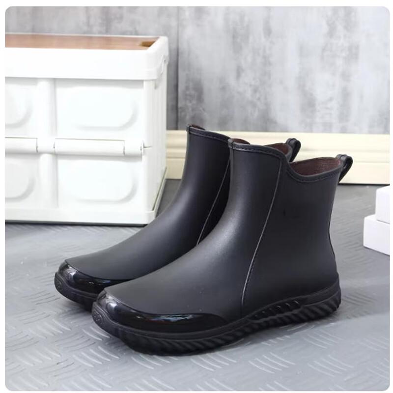 Xingelang Unisex Non-slip Mid-Calf Rain Boots