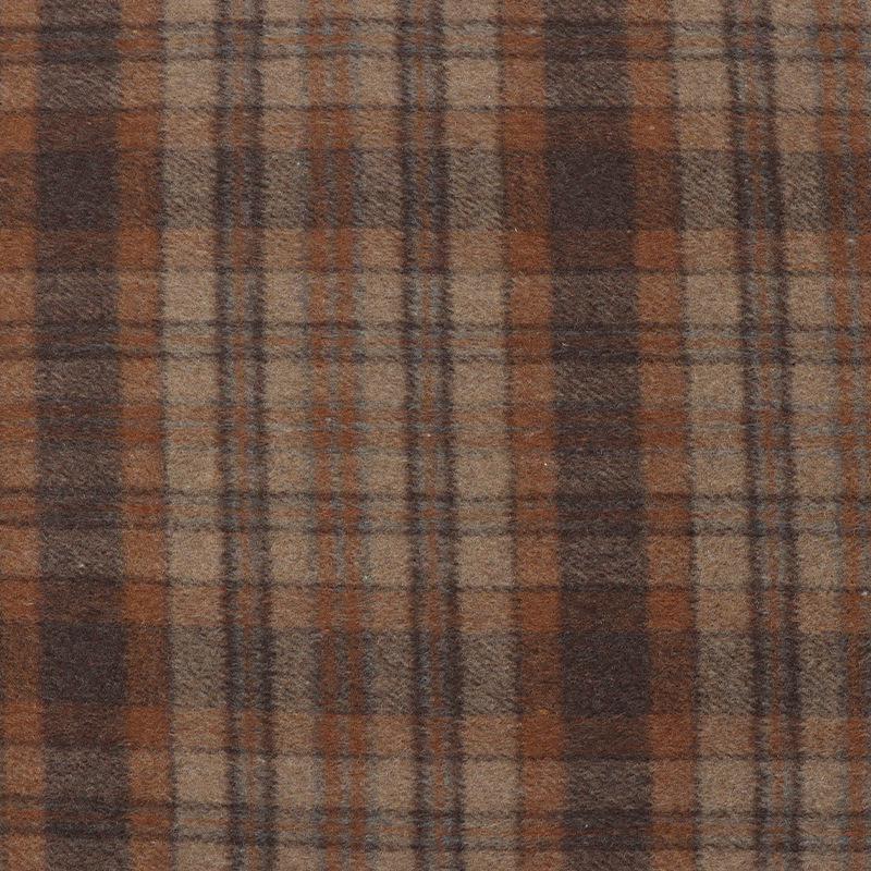 10% Wool Blend Plaid Fabric Women's Fashion Coat Cushion, 560g