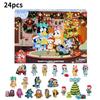2024 Christmas Themed Blind Box Advent Calendar Fun Pvc Toy Set For All Ages