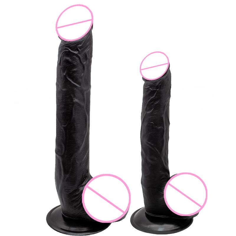 Velké a malé dildo s přísavkou Manuální dildo Tenké dildo Mužský ženský masturbátor