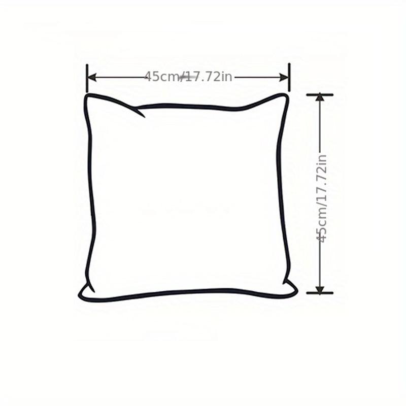 1pc Spring Themed Alphabet, Leaves, Sunflower Decorative Yellow Pillow Cover For Sofa, Couch, Home Deco