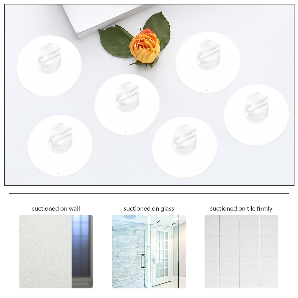 12 Stück Kabelclips zur Befestigung von Saugnapfklemmen, Lichthalter für Fenster, Kabel-Organizer, Lichterketten, Glasdraht