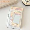 New 100Sheets/Book Cute Cartoon Non Adhesive Memo Book INS Style Tearable Non Sticky Message Notebook Handwritten Notes Notepad