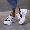 New Plus Size Casual Sporty Women's Shoes Trendy Thick Sole Soft Bottom New Spring Autumn Internal Heel Increase