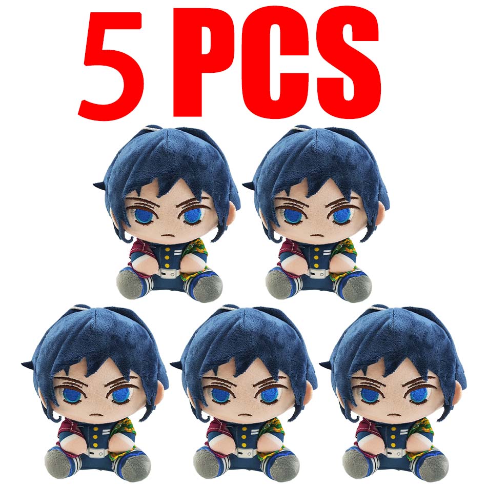 Demon Slayer Plush Stuffed Toys Tsugikuni Yoriichi Tsugikuni Michikatsu Akaza Anime Cartoon Figure Doll Children'S Birthday Gift