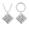 My Hero Best Friend Dad Pendant Necklace Key Rings Key Chains Gifts Jewelry Accessories Fathers