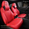 OMN Modern Reina Car Seat: Custom Full-Wrap Sporty Leather Cushion, All-Season Use