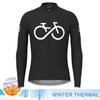 Fahrrad Tragen 2023 Winter Warme Jacke Männer Radfahren Kleidung Thermische Fleece Langarm Shirts Maillot Ciclismo Mountainbike Kleidung