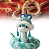 Of Year The Snake Mascot Blue Plush Toy Cartoon Stuffed Doll Decoration Gift