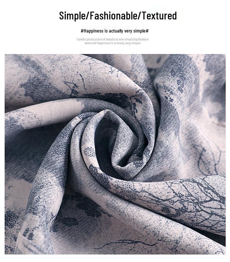 2025 Summer Chinese Style Top & Chiffon Short Sleeve Two-Piece Set for Middle-Aged Women