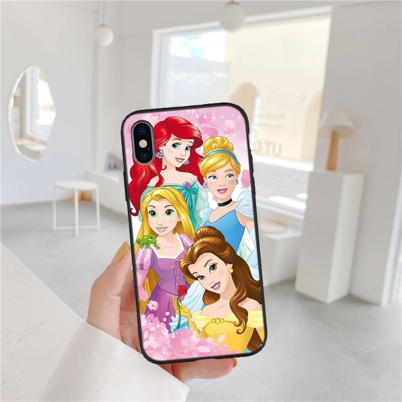 CJ42 Disney Princess Phone Case for Samsung Galaxy M06 M15 M16 M35 M55 M56 A36 A42 A50 A50S A51 A52 A32 A33 A05 A05S A06 A16 A20
