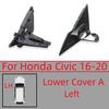 Left And Right External Rearview Mirror Lower Cover Cap Wing Side Mirror Lower Shell For Honda Civic 2016 2017 2018 2019 2020