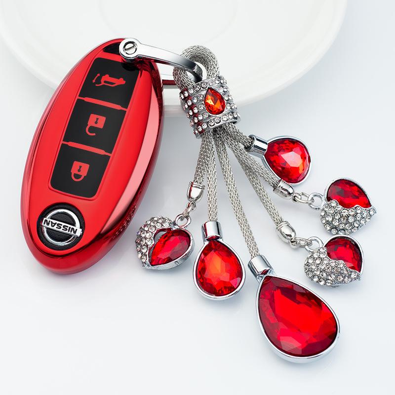 Pasuje do Nissan Teana Key Cover14Generation2020Model Xuan Yi Key Shell Qijun19Qashqida High-End Bag Buckle