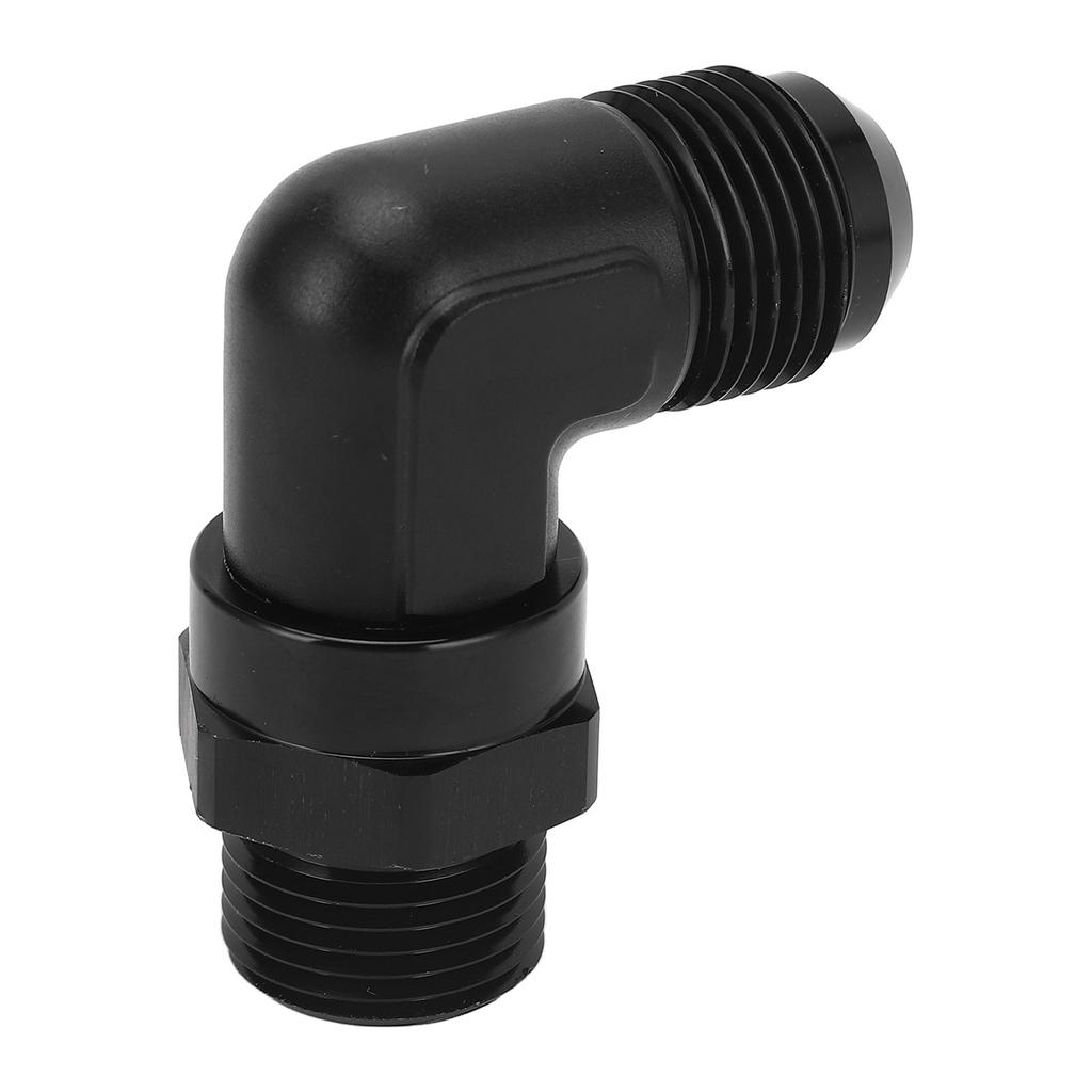 10AN To 10ORB Male Fitting Aluminum Alloy Black Anodizing 90 Degree for Fuel Lines Pumps Filters