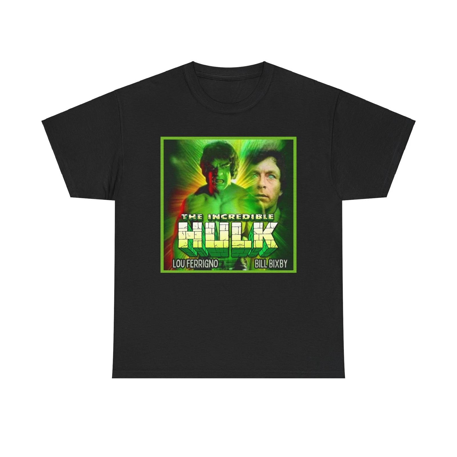 

Невероятный Халк Gildan Heavy Cotton Футболка, Билл Биксби, Лу Ферриньо, Телешоу 4XL