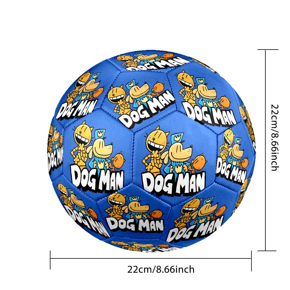 Dog Man And Friends Adventure Size 5 Soccer Ball,Indoor/Outdoor Suitable for Training Matches Tournaments Practice Games Perfect Gift for Fan
