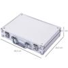 Poker Case Poker Set 200 Poker Chips 2x Card Deck 5x Dice 1x Aluminum Case Poker Set Chips Case Aluminum + Polystyrene 29.5x20.5x6.5 cm