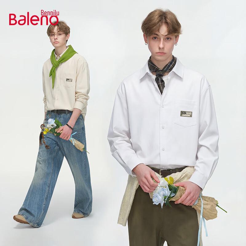 Baleno Men's Casual Long-Sleeve Breathable Shirt