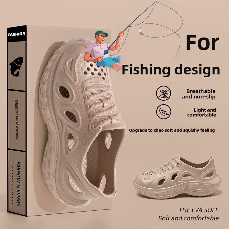 Crocs Unisex Estivi per Esterno Suola Spessa Antiscivolo EVA Sandali Sportivi Traspiranti da Uomo a Suola Spessa
