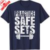 Funny Practice Safe Sets Weight Lifting TShirt Nostalgia Printed Men Clothes Fashion and Casual Ropa Hombre T Shirt Tops