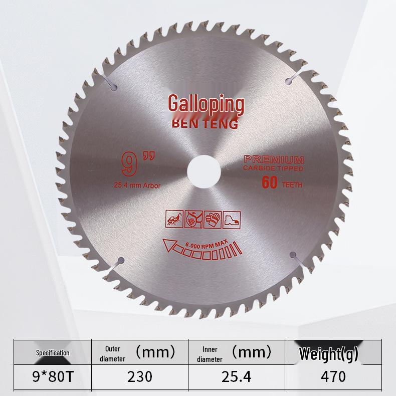 Benton Alloy Sharp Saw Blade for Wood and Metal Cutting