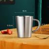300ml Water Cup Home Dining Drinkware Mugs Stainless Steel Beer Cup Coffee Mugs with Handle