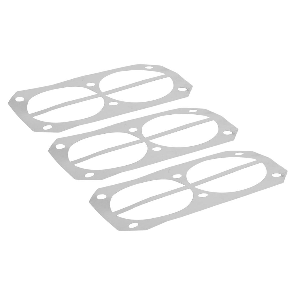 3pcs Silver Valve Plate Gaskets Washers Time And Effort Saving Convenient Package Easy Installation High Quality