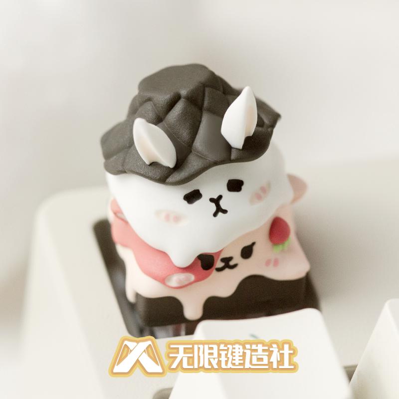 Anime Eggshell Series Keycap Original Cute Cartoon  Resin Mechanical Keyboard Keycap Esc Exquisite Decoration Gift