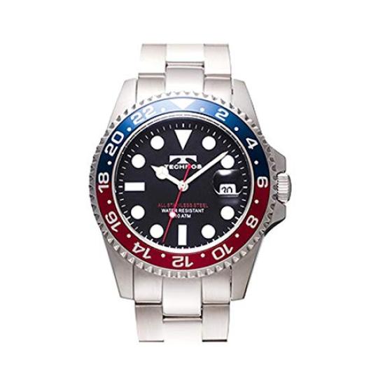 Technos TECHNOS Watch TSM412NB Quartz Black Silver [Men s] [Used]