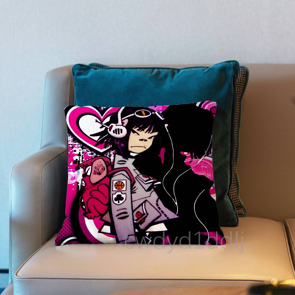 

Noodle GGorillaz Rock Pillowcases Cute Funny Pillow Case For Wedding Party Home Decor Comfy Pillow Cover 30x30cm