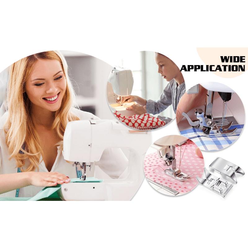 2 szt. Stopka do maszyny do szycia stopka do ściegu prostego uniwersalna stopka Zig Zag do maszyn do szycia Shank